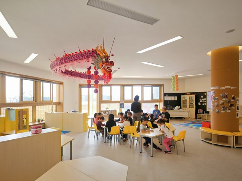 華東師范大學附屬雙語幼兒園裝修設計實景案例