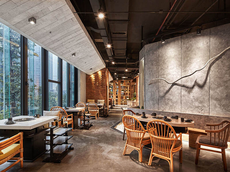 辣老三重慶老火鍋裝修設(shè)計案例