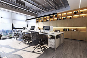 電器公司辦公室裝修設計案例