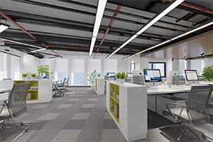 杭州800方辦公室裝修設(shè)計(jì)案例