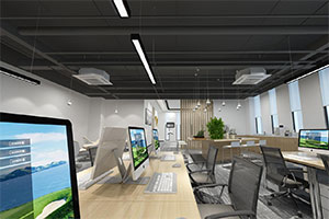 杭州阿爾泰辦公室裝修設計全景圖