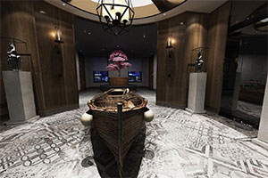 海鮮主題餐廳裝修設計全景圖